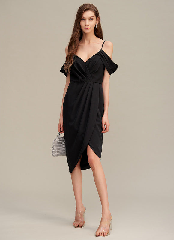 Robe Asymétrique Blanche Moderne - gallery 2