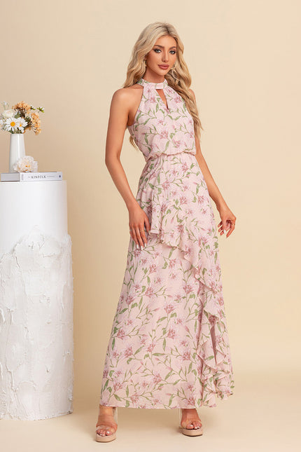 Robe Asymetrique A Volant - gallery 5