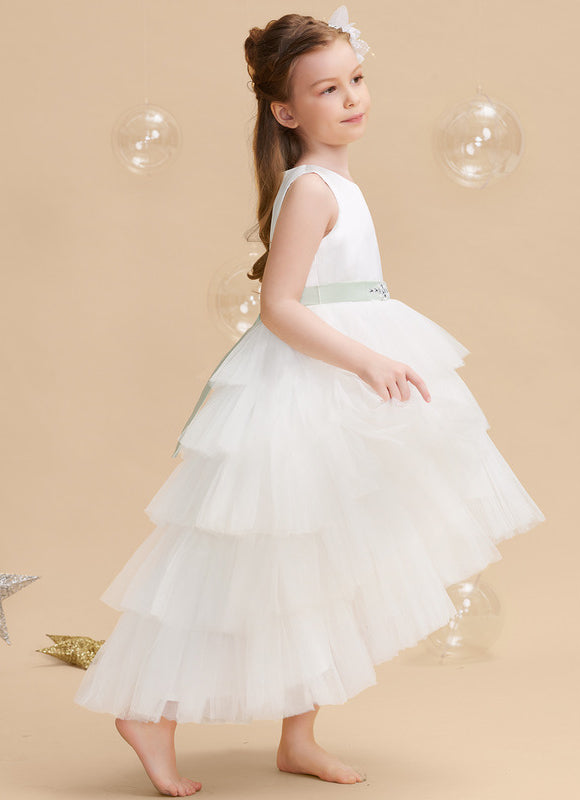 Robe Asymétrique Tulle Nuptiale - gallery 1