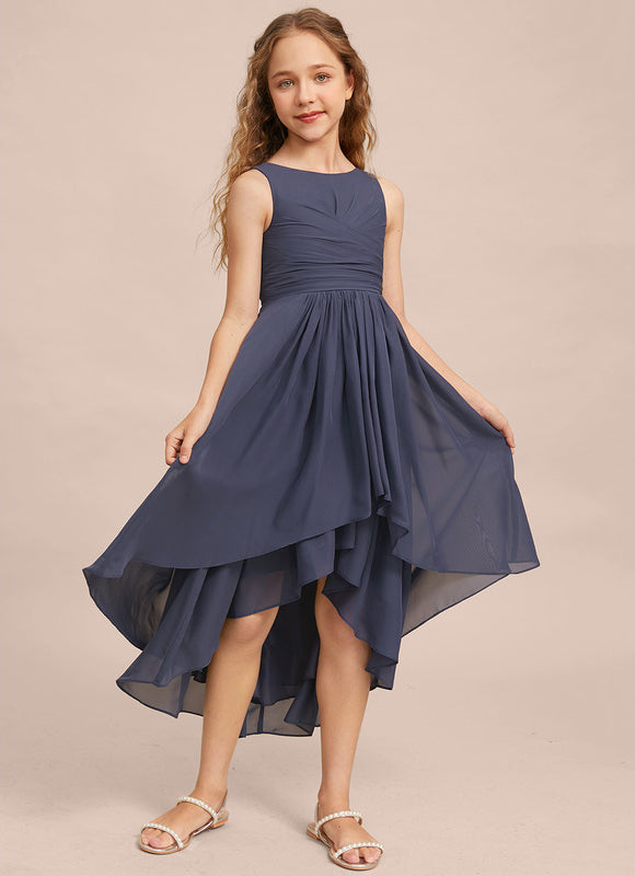 Robe Asymétrique Trapèze Fluide - gallery 6