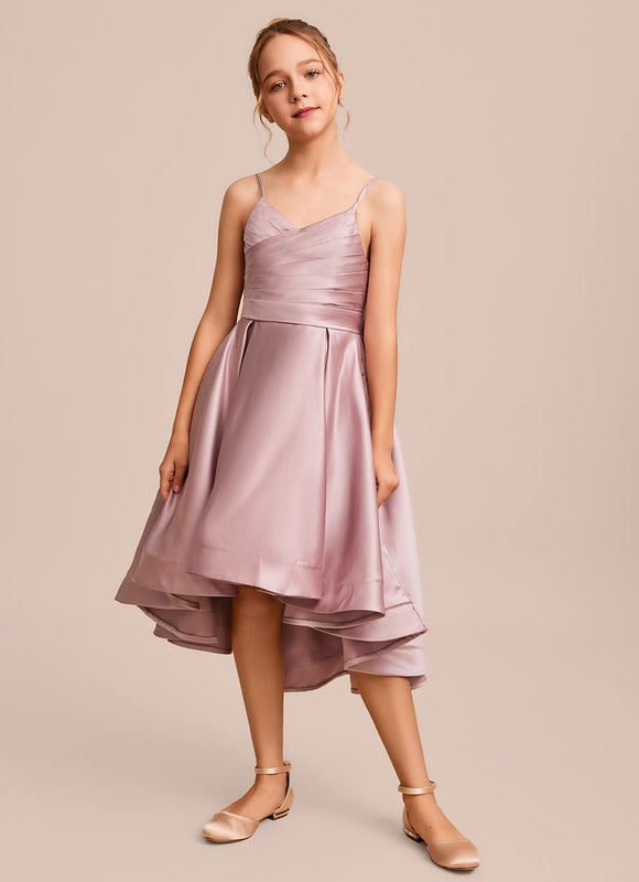 Robe Asymetrique Satinée - gallery 1