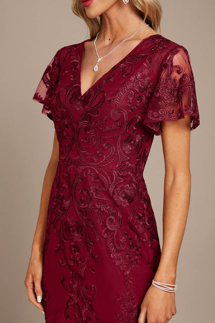 Robe Asymétrique Luxe Bordée - gallery 6