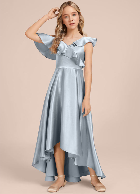 Robe Demoiselle D'Honneur Asymétrique - gallery 4