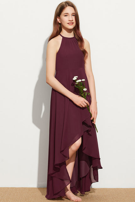 Robe Asymétrique Bleu Cobalt Fluide - gallery 3