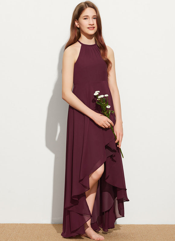Robe Asymétrique Bleu Cobalt Fluide - gallery 3
