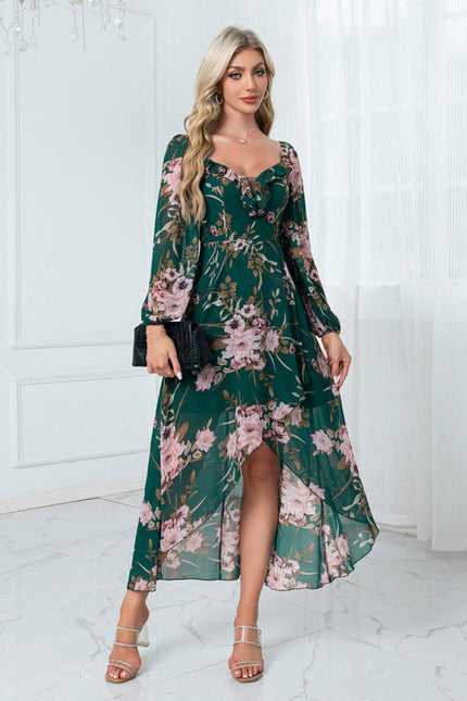 Robe Fleurie Asymétrique - gallery 4