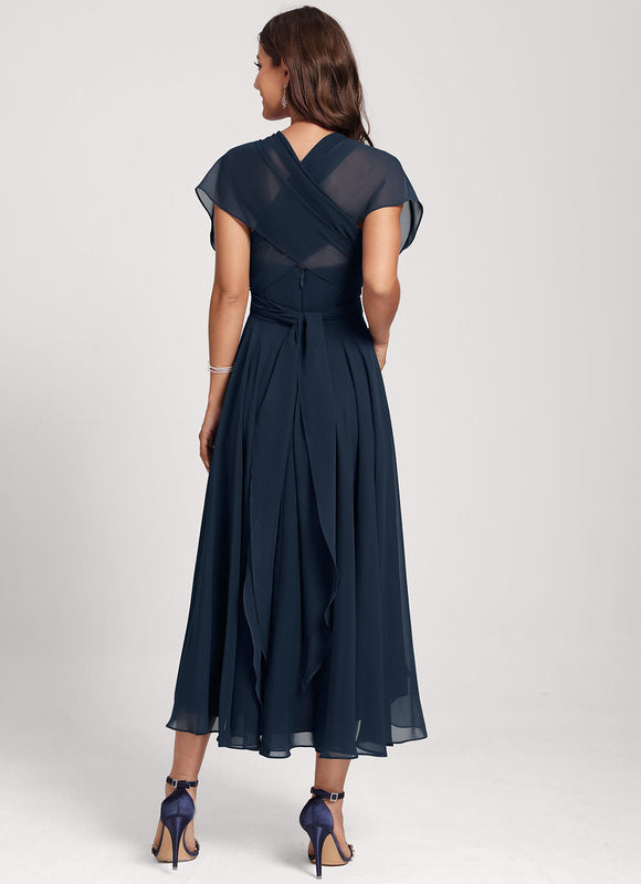 Robe Asymétrique Mousseline - gallery 9