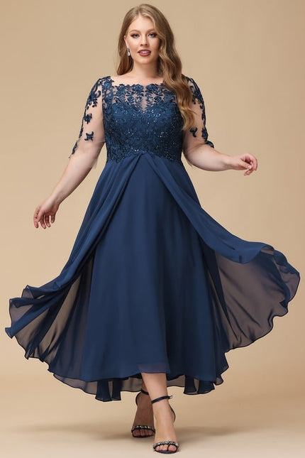 Robe Asymétrique Envoûtante Élégante - gallery 8