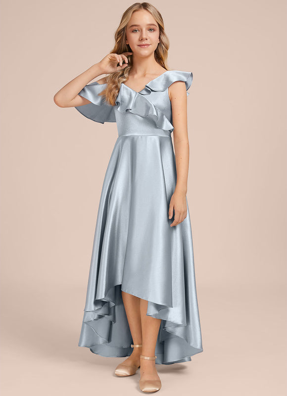 Robe Demoiselle D'Honneur Asymétrique - gallery 1