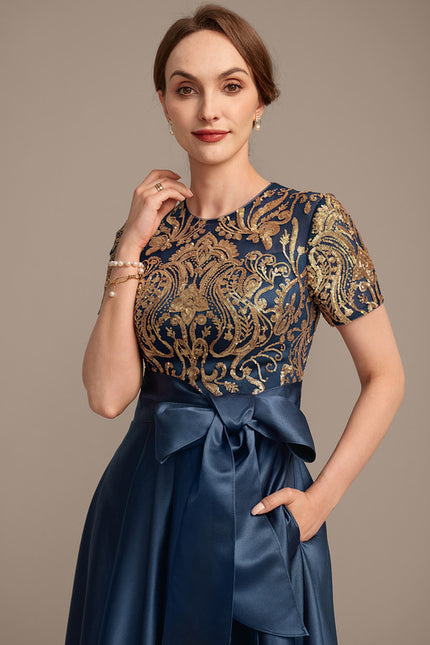 Robe Asymétrique Éclat Nocturne - gallery 3