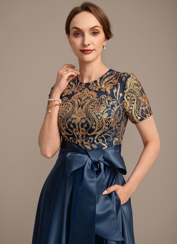 Robe Asymétrique Éclat Nocturne - gallery 3