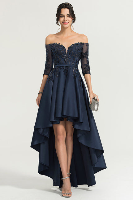 Robe Asymétrique De Soirée Chic
