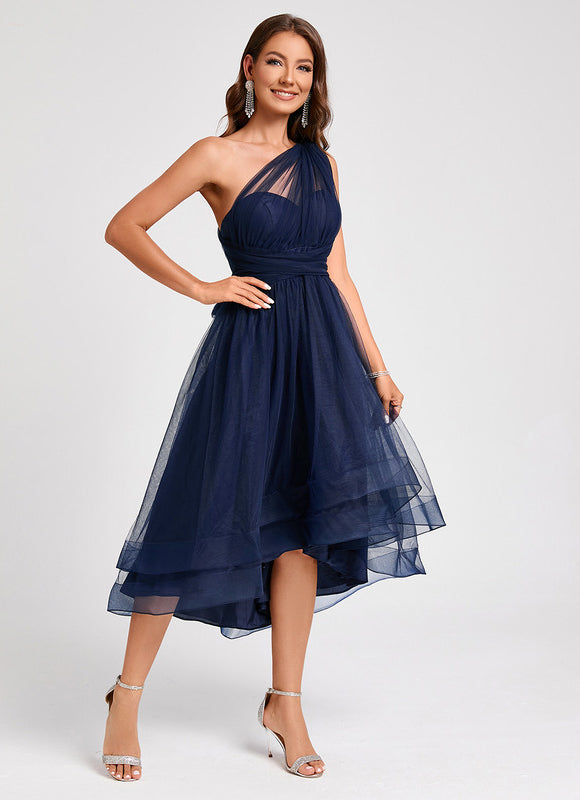 Robe Asymétrique Tulle Chic - gallery 9