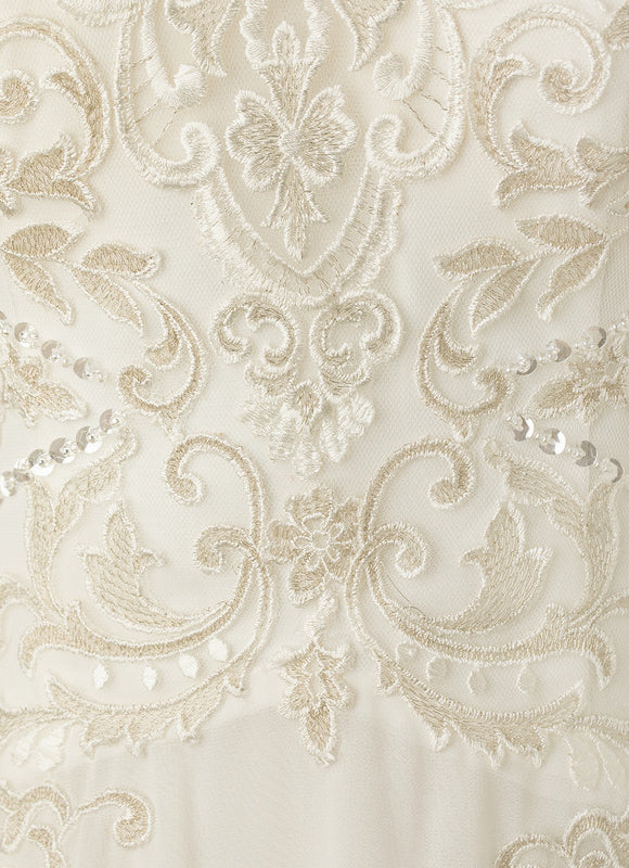 Robe Asymétrique Nuptiale Scintillante - gallery 2