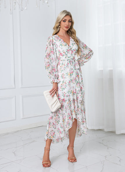 Robe Asymétrique Bordeaux