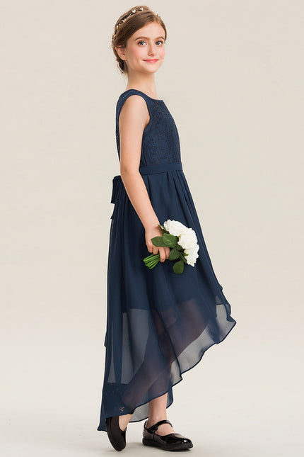 Robe Asymétrique Envolée Marine - gallery 2