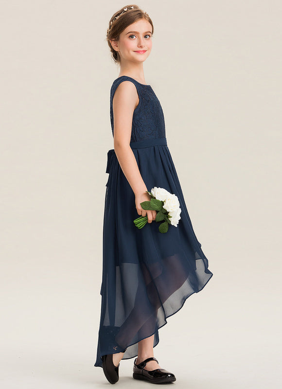 Robe Asymétrique Envolée Marine - gallery 2