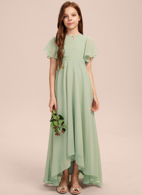 Robe Asymétrique Trapèze Fluide - gallery 2