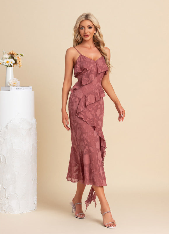 Robe Asymetrique Terracotta - gallery 3