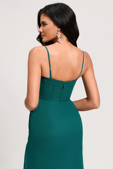 Robe Asymétrique Cocktail Drapée - gallery 4