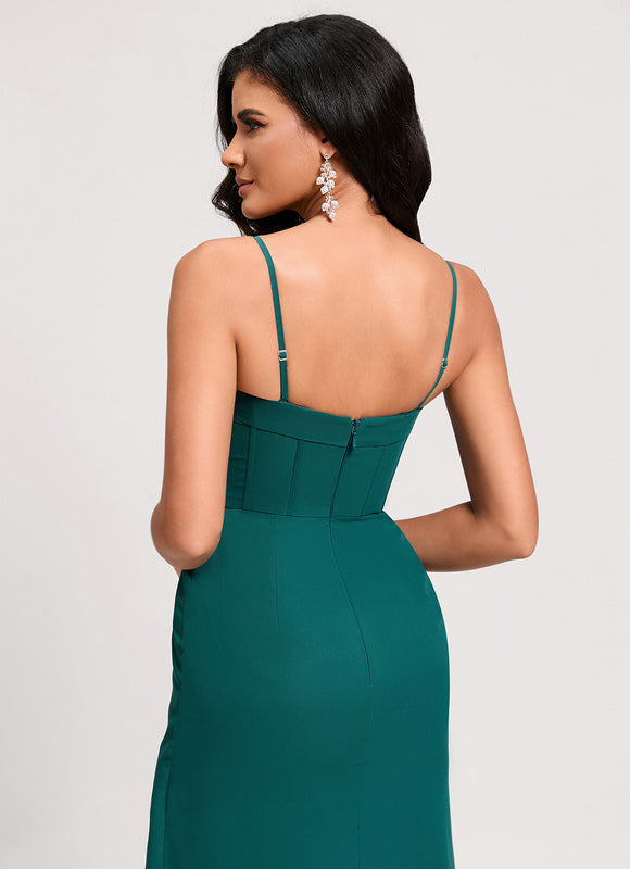 Robe Asymétrique Cocktail Drapée - gallery 4