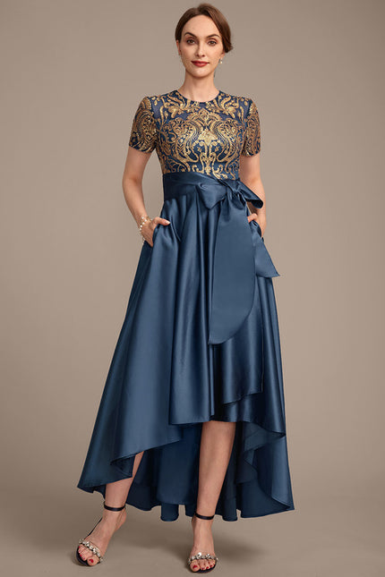 Robe Asymétrique Éclat Nocturne - gallery 2