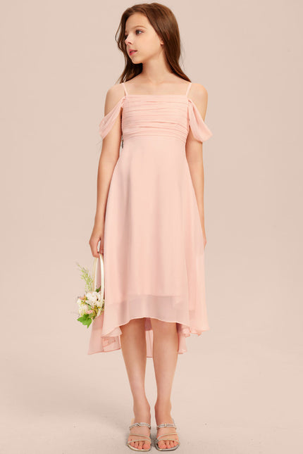 Robe Asymétrique Asymétrique Vert Pâle - gallery 4