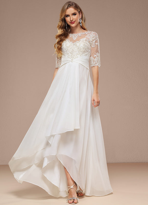 Robe Asymétrique Éclat Cristal - gallery 1