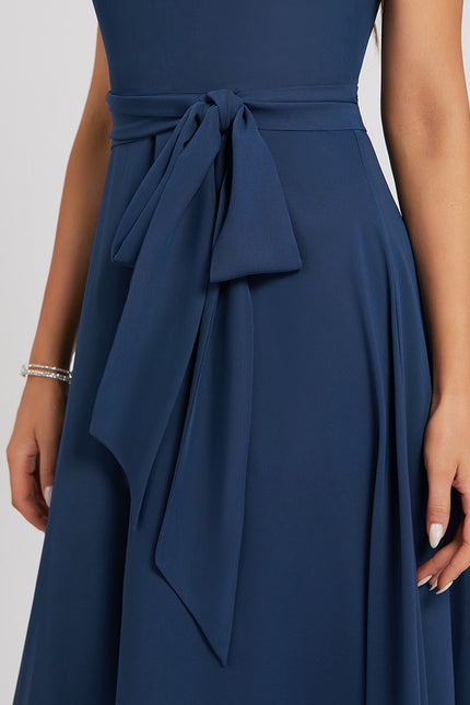Robe Asymétrique Fluide Nuit - gallery 4