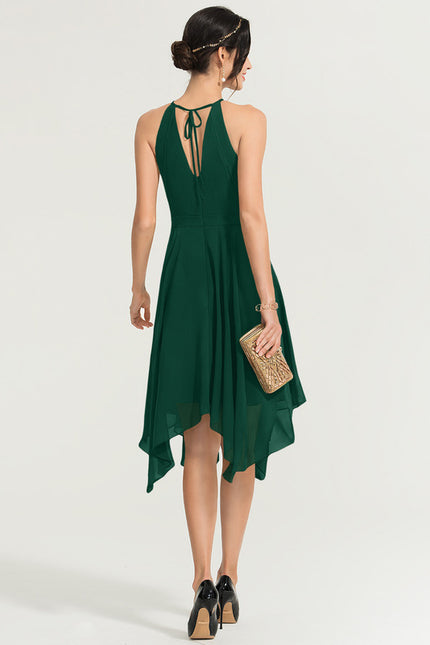 Robe Asymétrique Chic Asymétrique Perlé - gallery 1
