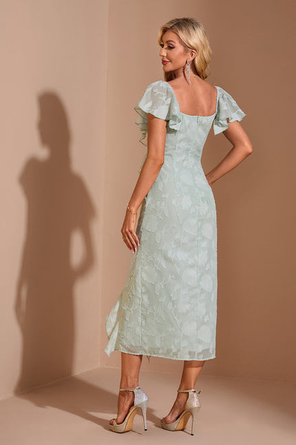 Robe Asymétrique Turquoise - gallery 1