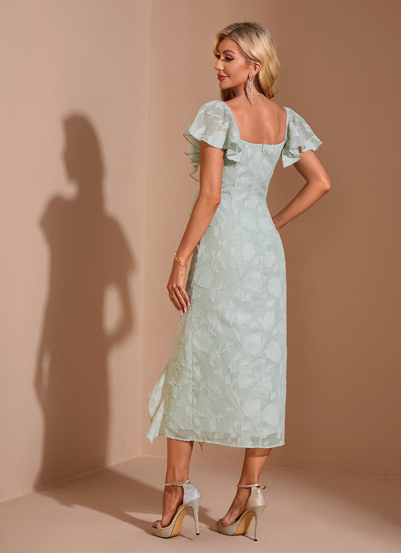 Robe Asymétrique Turquoise - gallery 1
