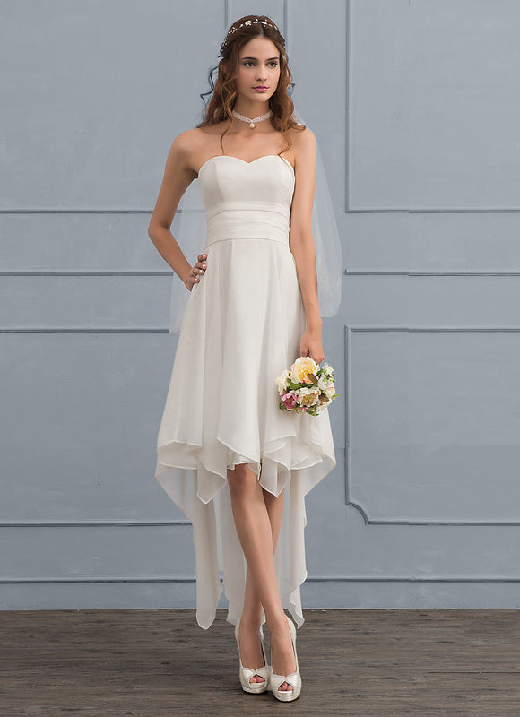 Robe Asymétrique Mousseline Moderne - gallery 1