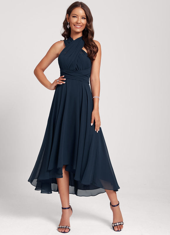 Robe Asymétrique Mousseline - gallery 6