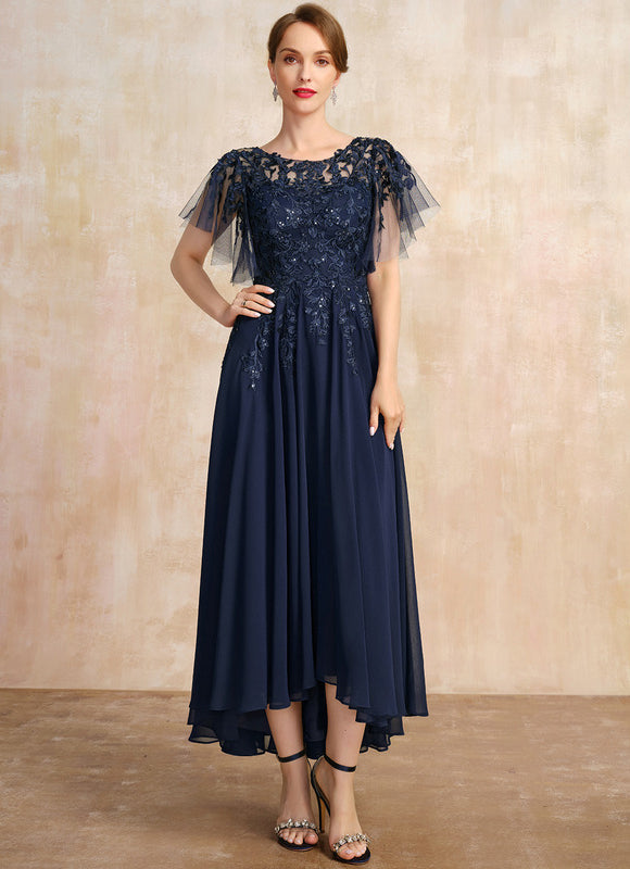 Robe Grande Taille Asymétrique - gallery 2