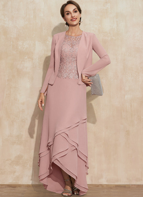 Robe Asymétrique Asymétrique Rose Chic