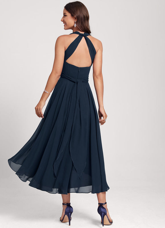 Robe Asymétrique Mousseline - gallery 3