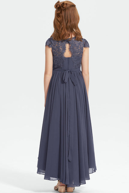 Robe Asymétrique Asymétrique Marine - gallery 2