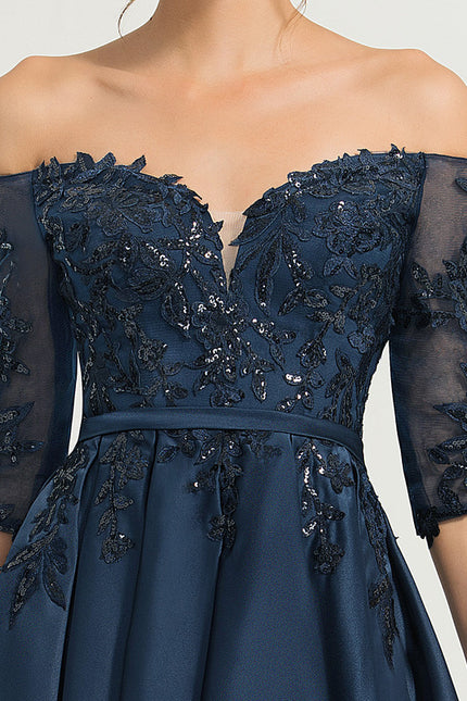 Robe Asymétrique De Soirée Chic - gallery 5