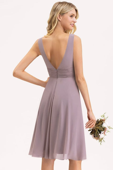 Robe Asymétrique Fluide Vert Pâle - gallery 5