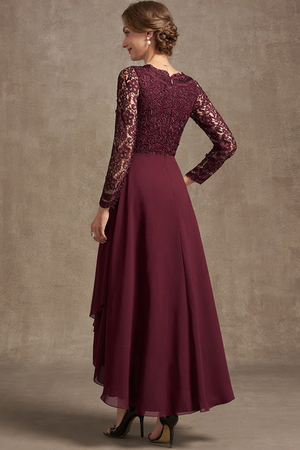 Robe Asymétrique Mousseline Fleurie - gallery 2