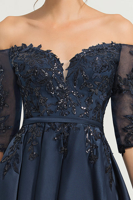 Robe Asymétrique De Soirée Chic - gallery 9