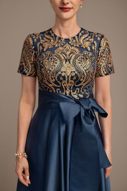 Robe Asymétrique Éclat Nocturne - gallery 8