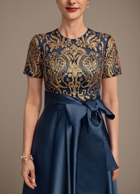 Robe Asymétrique Éclat Nocturne - gallery 8