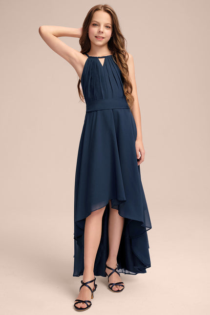 Robe Asymétrique Fluide Émeraude - gallery 1