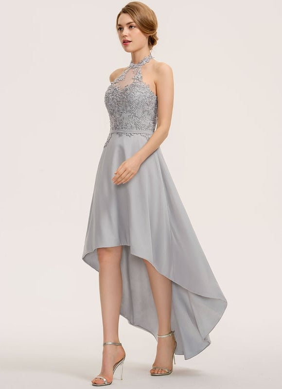 Robe Asymétrique Dentelle Couture - gallery 2
