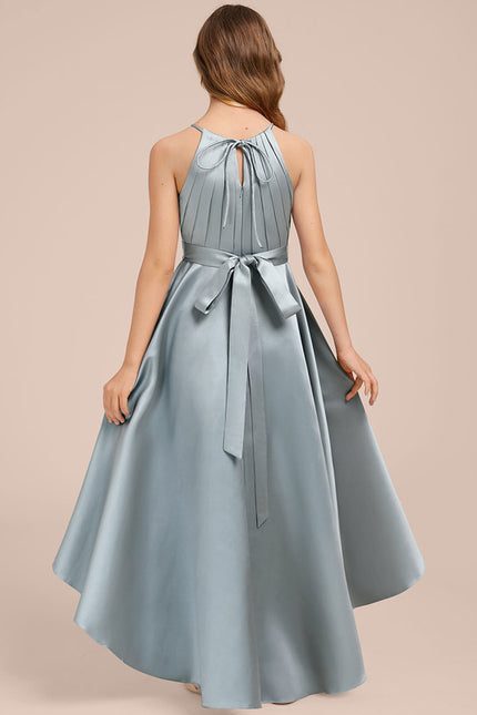 Robe Asymétrique Satin Fluide - gallery 1