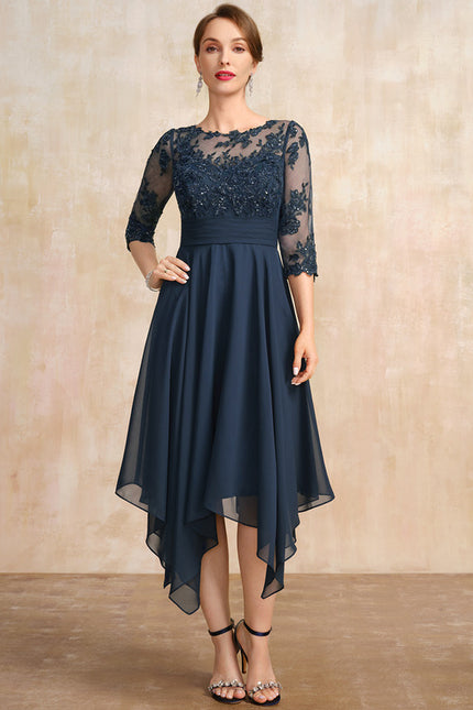 Robe Grande Taille Asymétrique - gallery 3