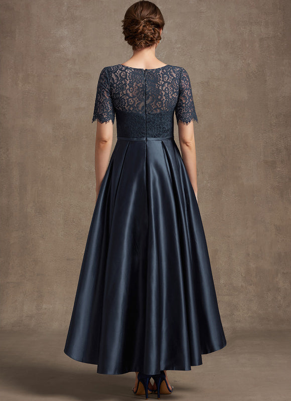 Robe Asymétrique Satin Chic - gallery 4