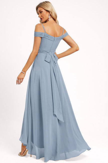 Robe De Soirée Épaule Asymétrique - gallery 1